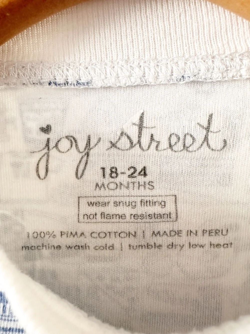 JOY STREET blue NYC pajama set